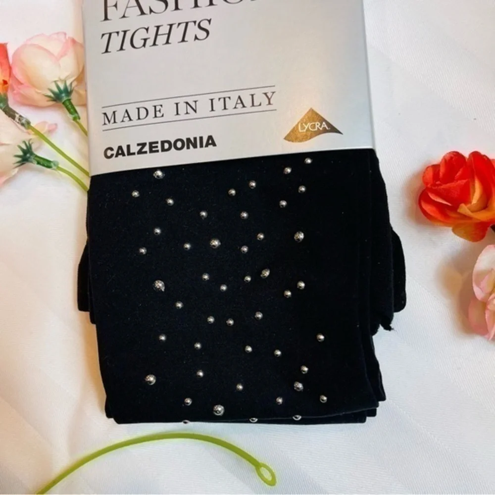 Calzedonia ITALIAN Tights Size 3/4‎ M/L Black